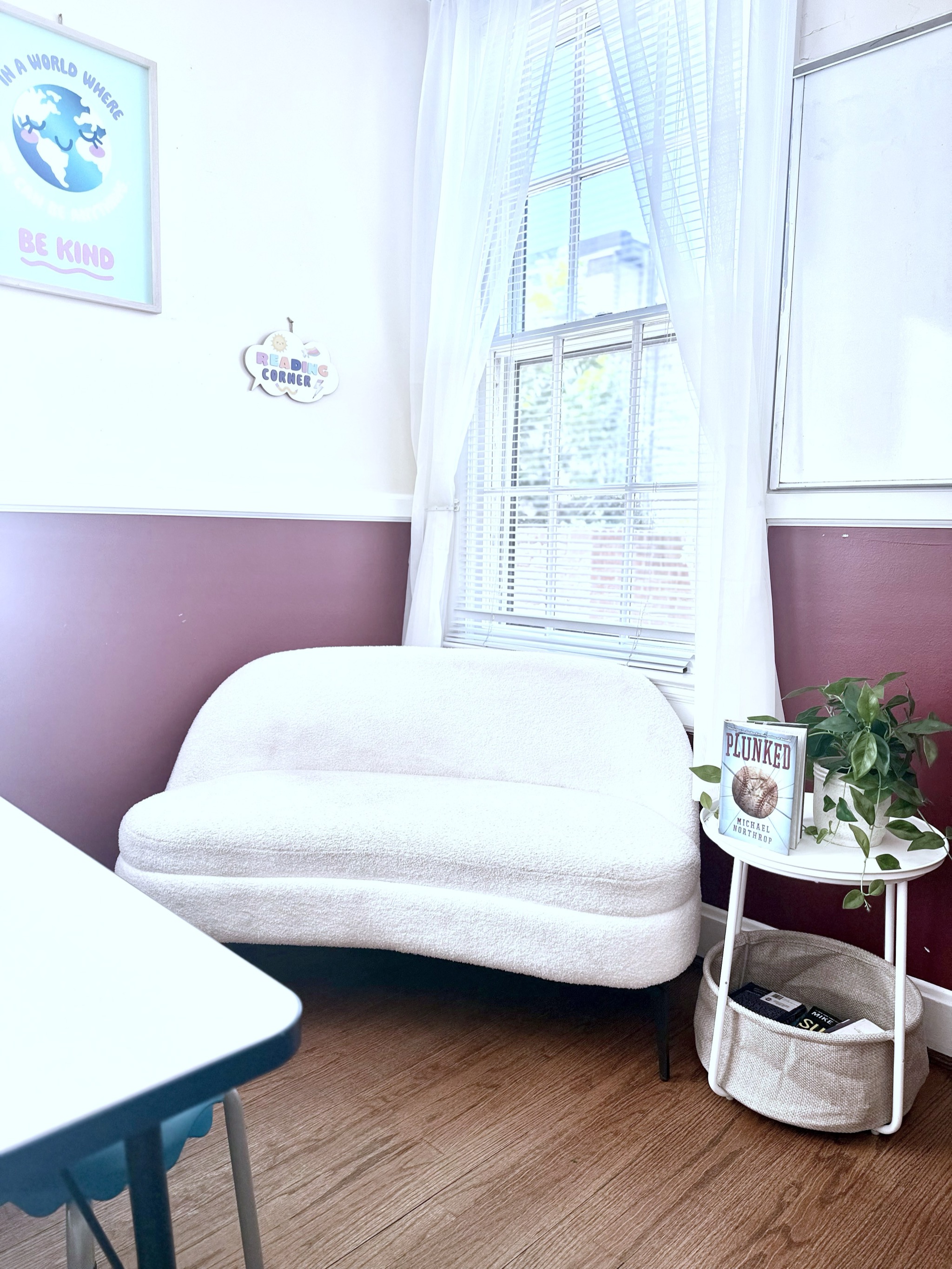 A reading corner at Cathedral School