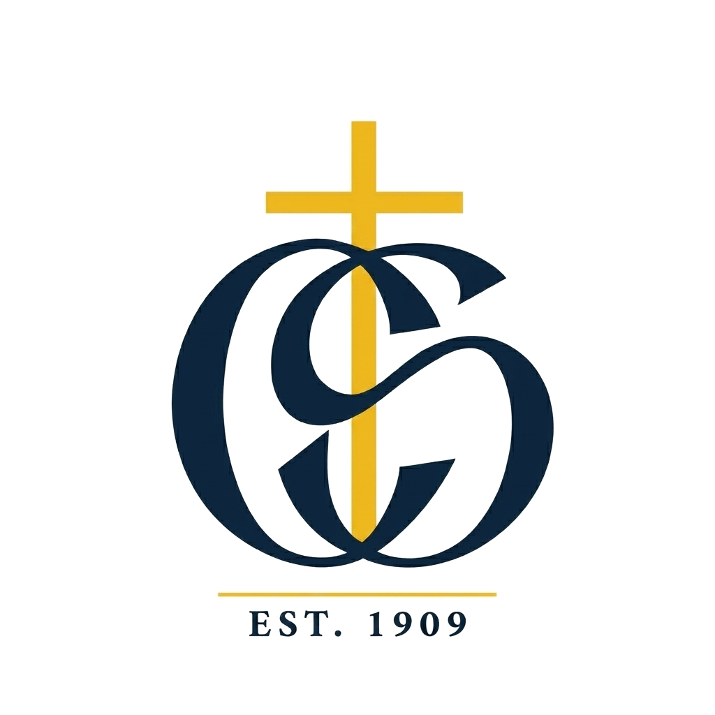 Cathedral School crest, established 1909